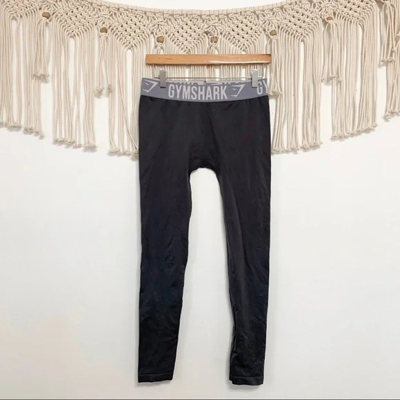 GymShark | gray seamless leggings size medium - Picture 1 of 9